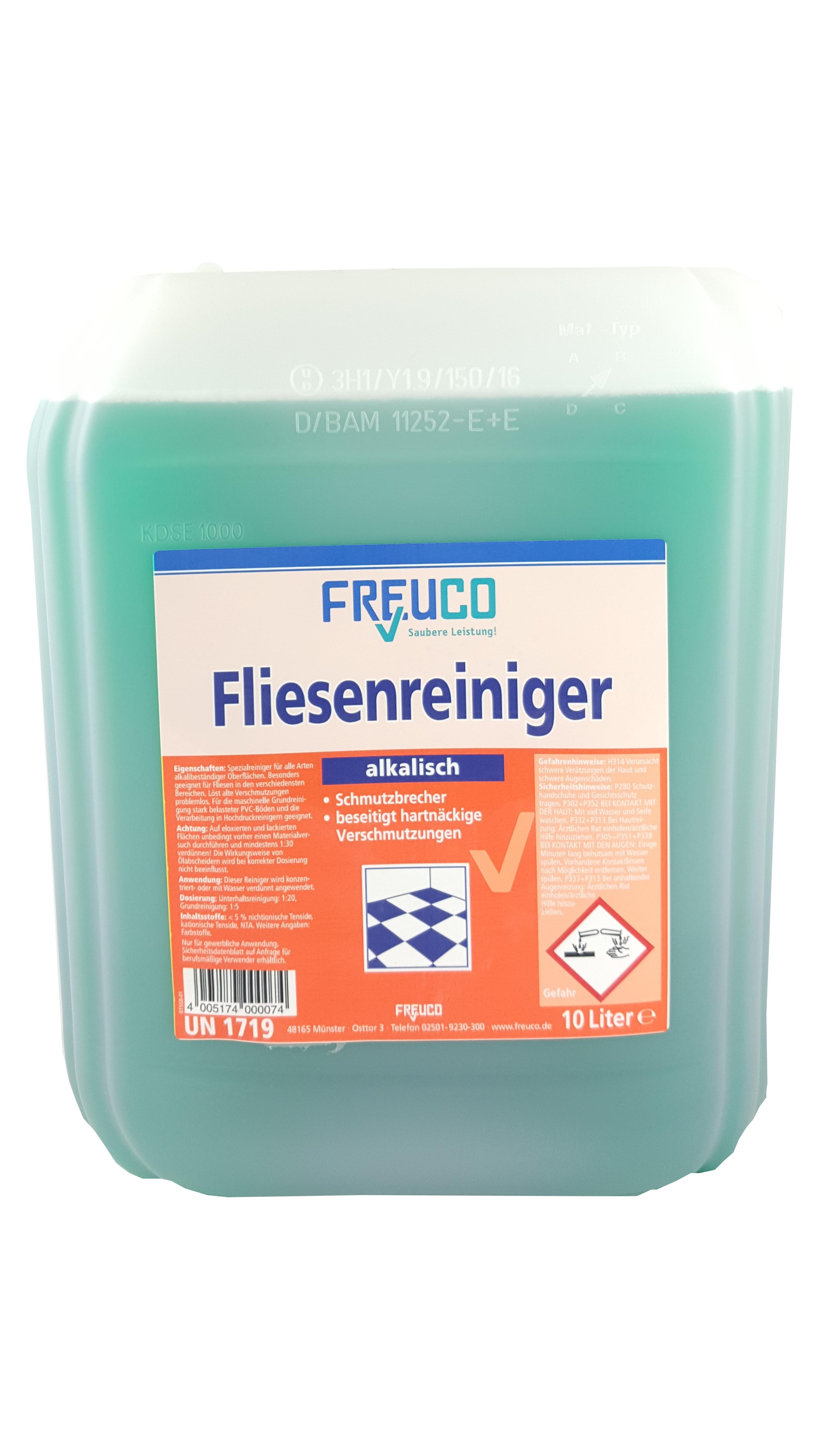 Freuco Fliesenreiniger alkalisch, grün 10L