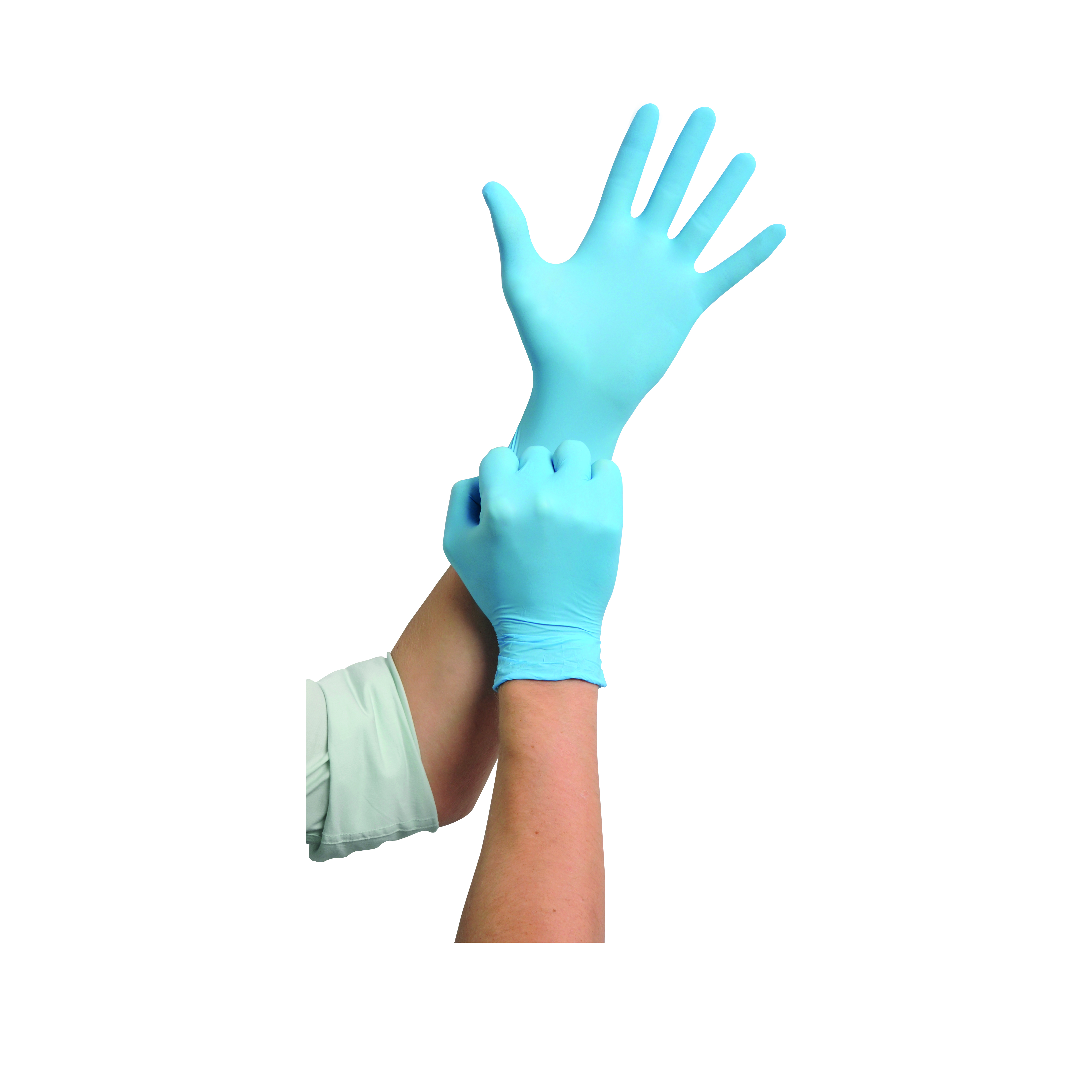 Maimed Nitril solution 100 blue PF Einmalhandschuhe, Gr. S, blau