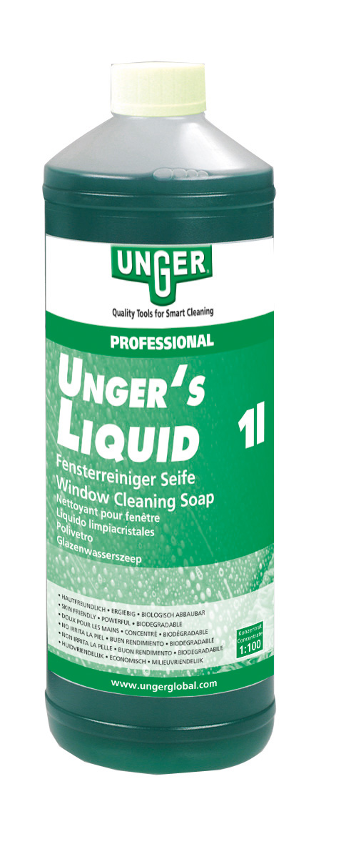 Unger's Liquid Fensterreinigungsseife, 1L-Flasche, FR100