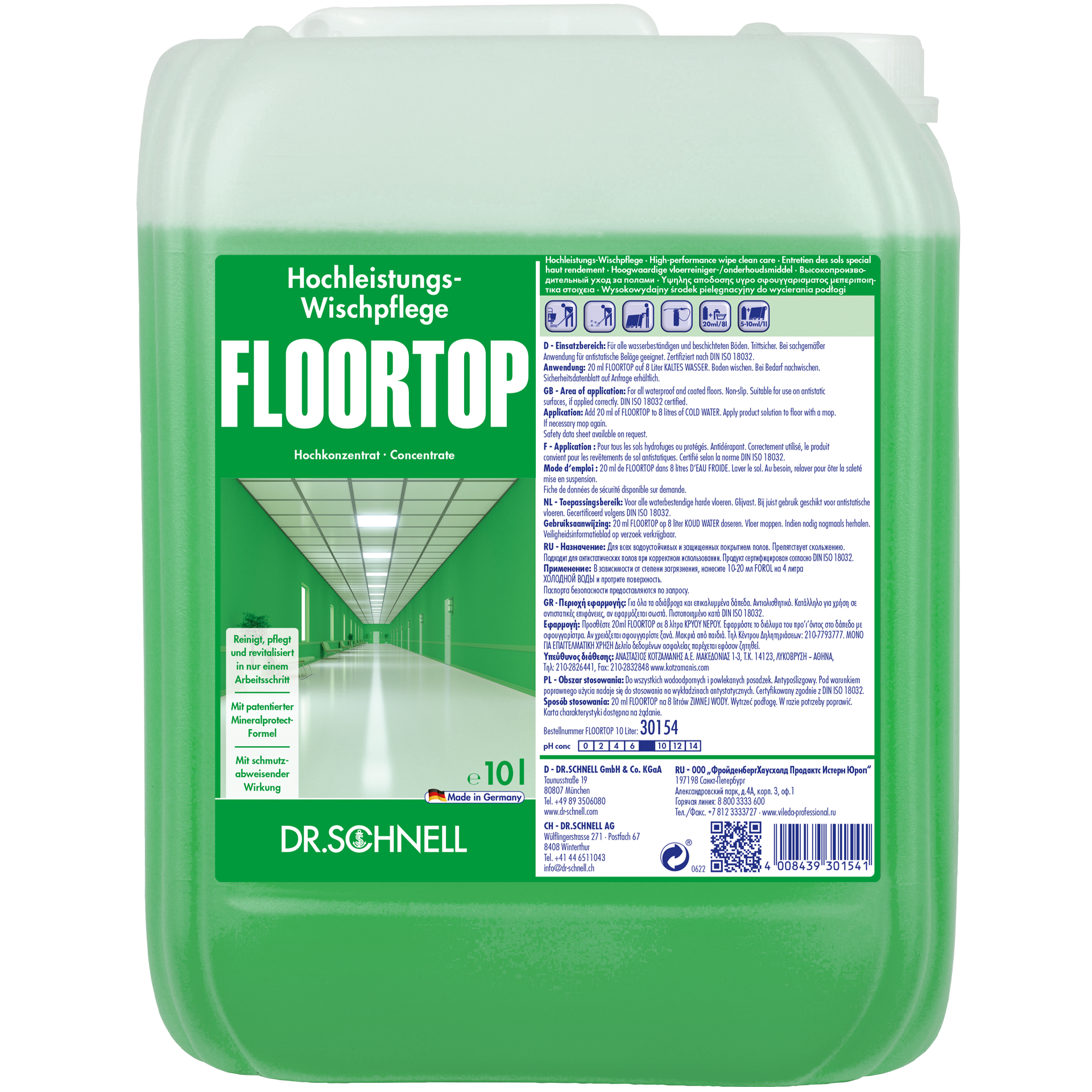 Dr. Schnell Floortop 10 L Wischpflege