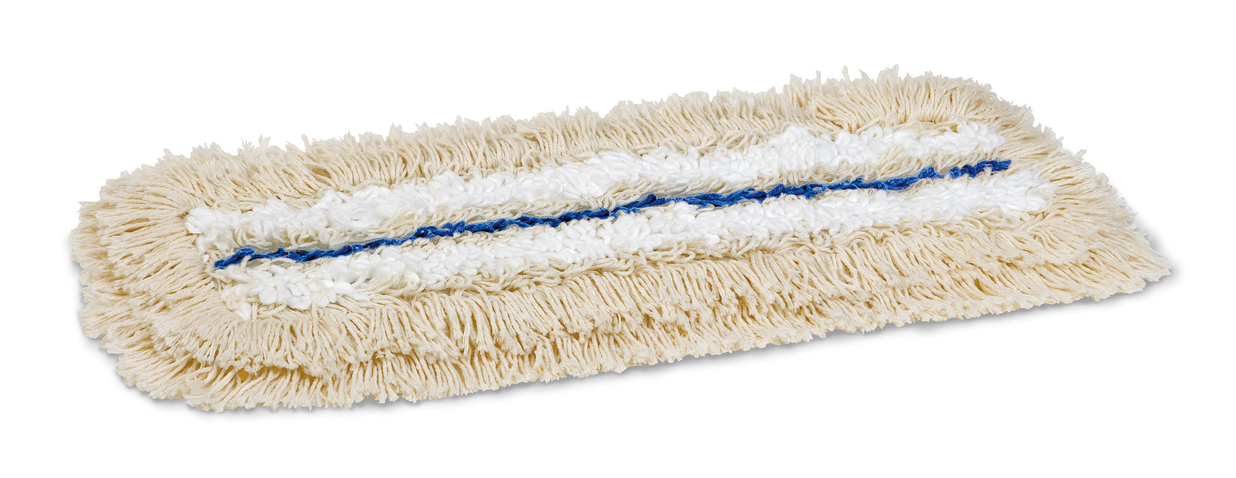 Hospitalmopp tufting Mischgewebe  mit blauen Streifen, 50 cm