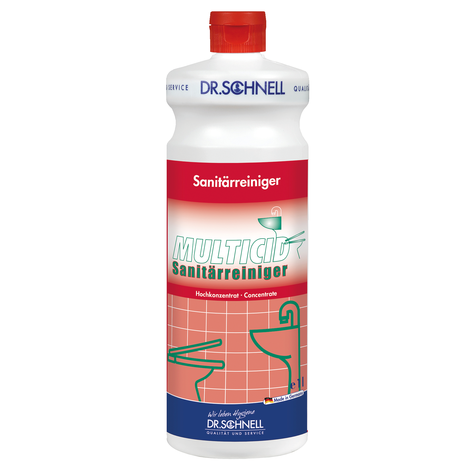 Dr. Schnell Multicid Sanitärreiniger, 1 L Flasche