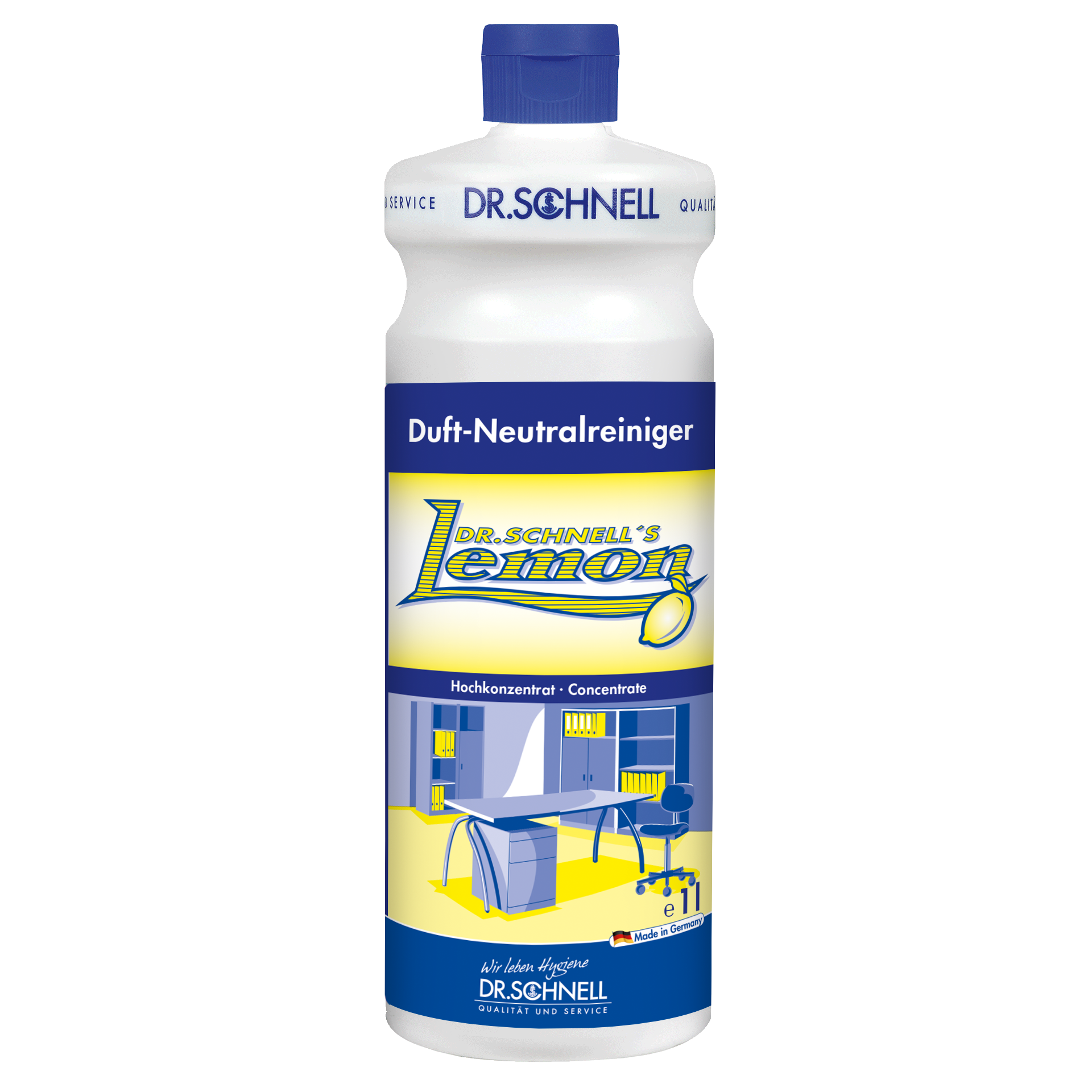 Dr. Schnell's LEMON Duft-Neutralreiniger, 1 L Flasche