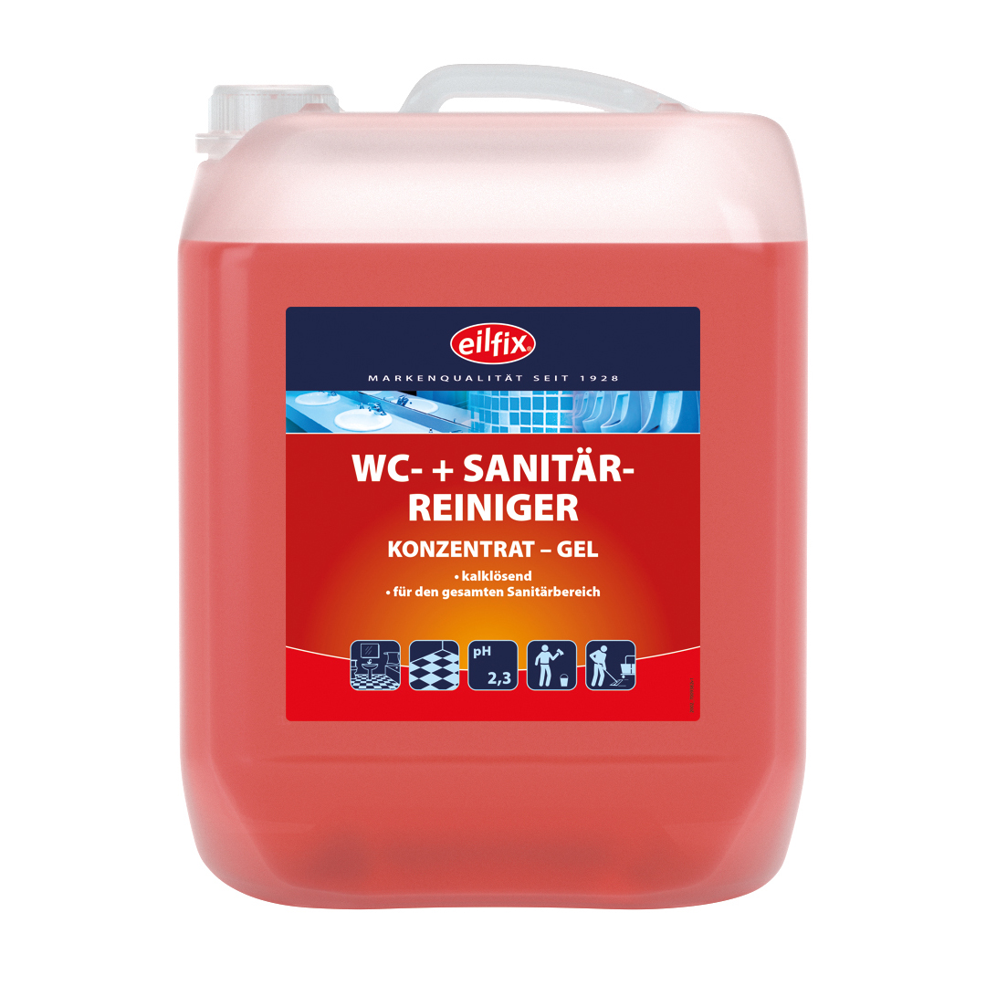 Eilfix WC + Sanitärreiniger rot 10 L