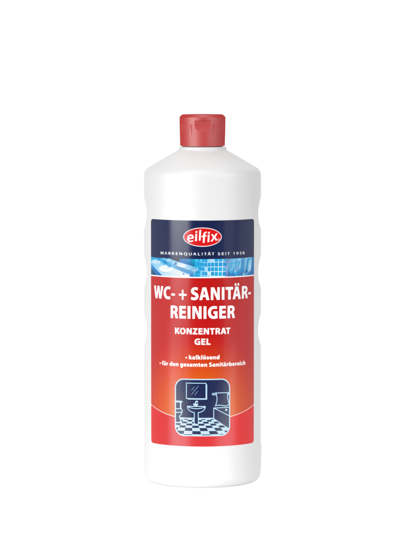 Eilfix WC + Sanitärreiniger rot 1 L