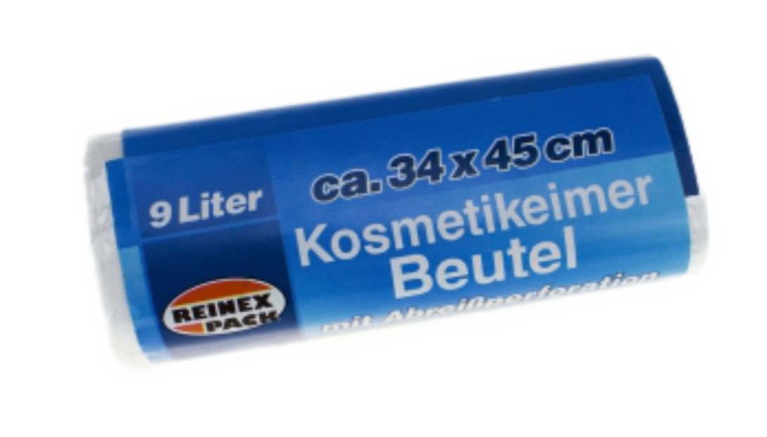 Reinex Kosmetikeimerbeutel 9 L 40-er