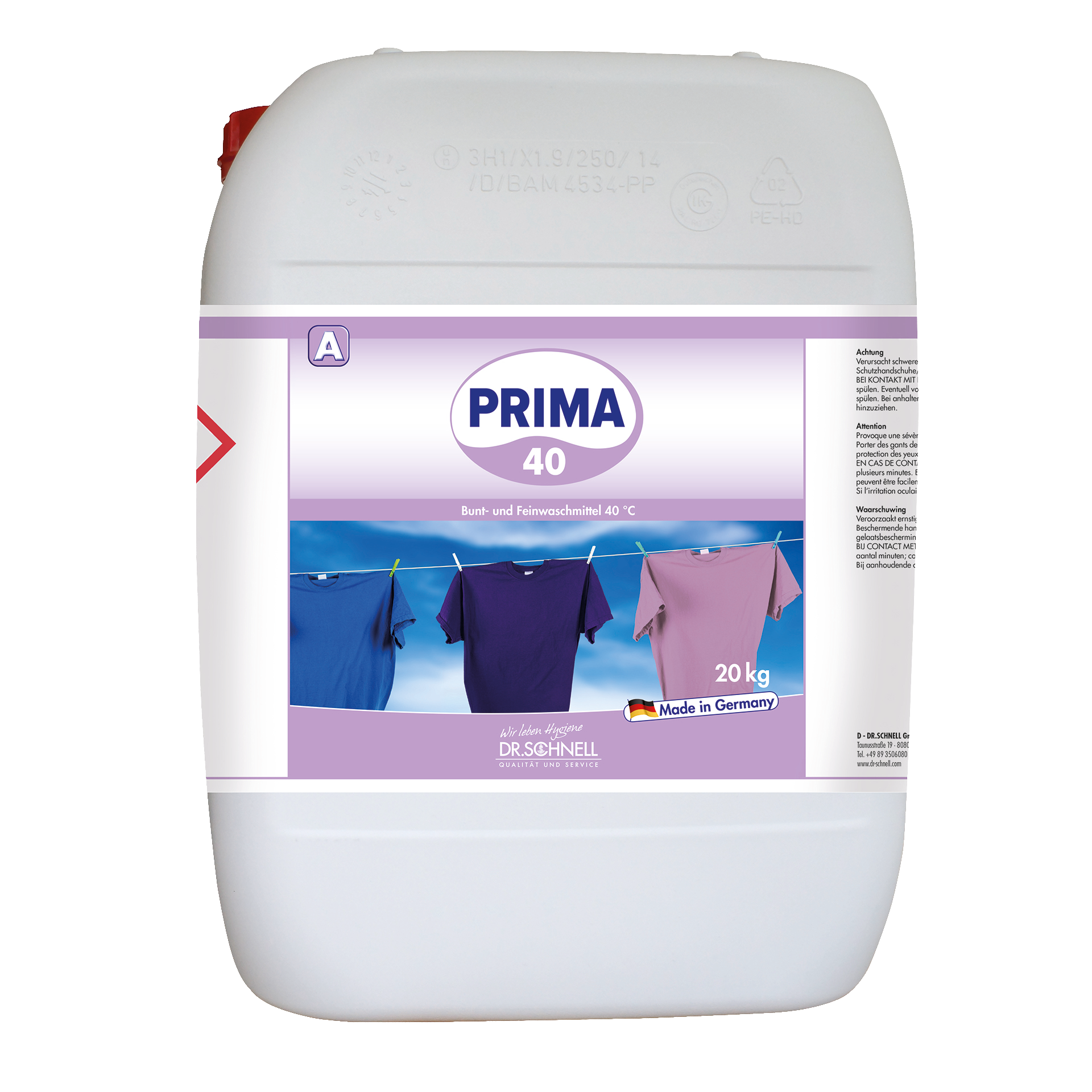Dr. Schnell PRIMA 40 Feinwaschmittel 20 kg