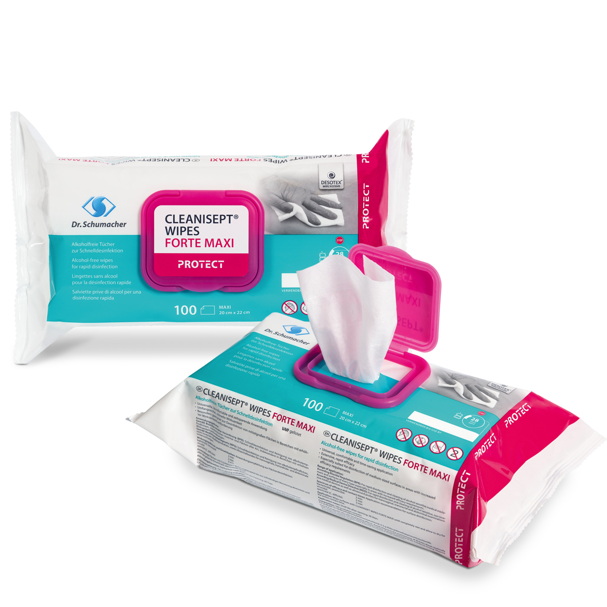 Dr. Schumacher Cleanisept Wipes Forte Maxi