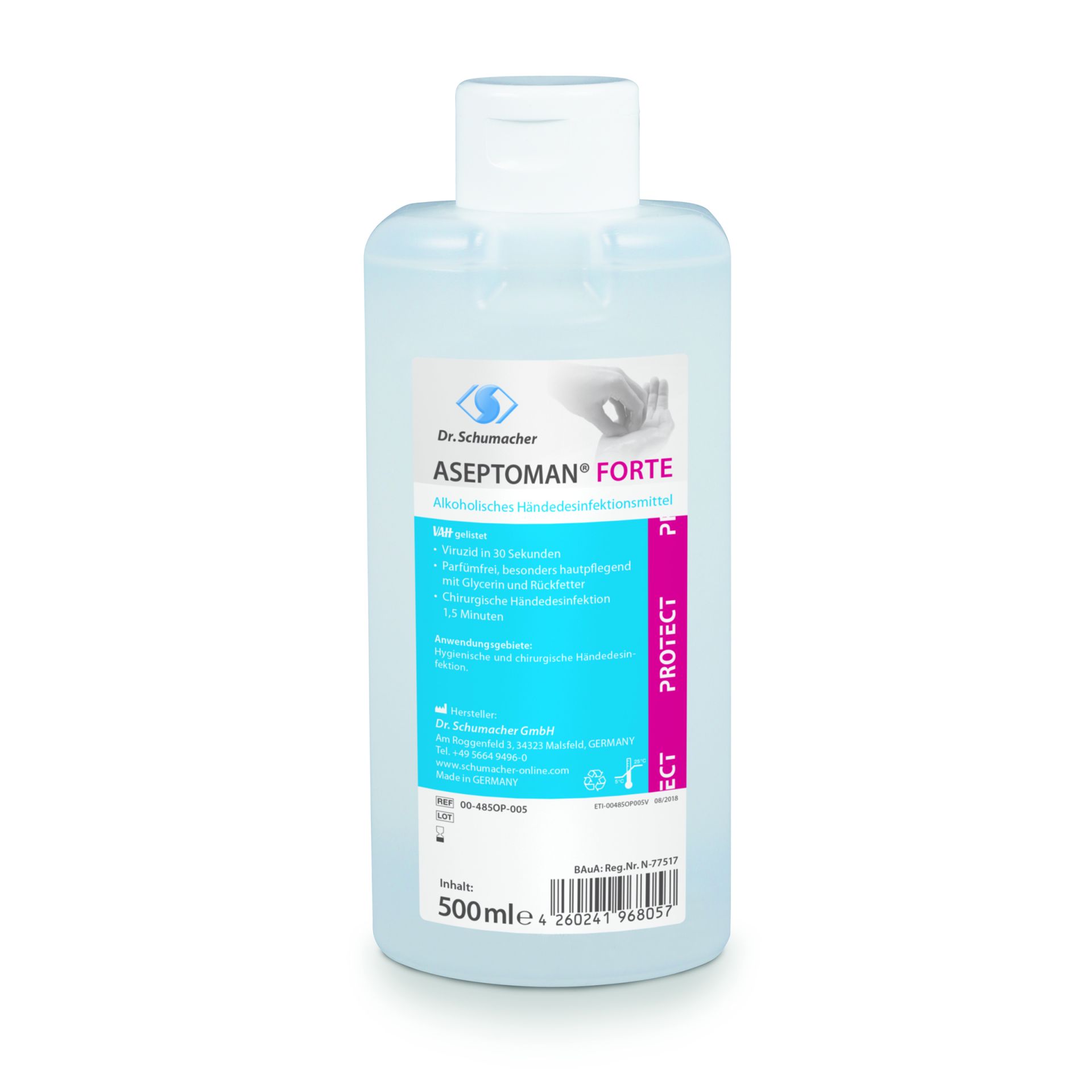Dr. Schumacher ASEPTOMAN® PARFÜMFREI Alkoholische Händedesinfektion